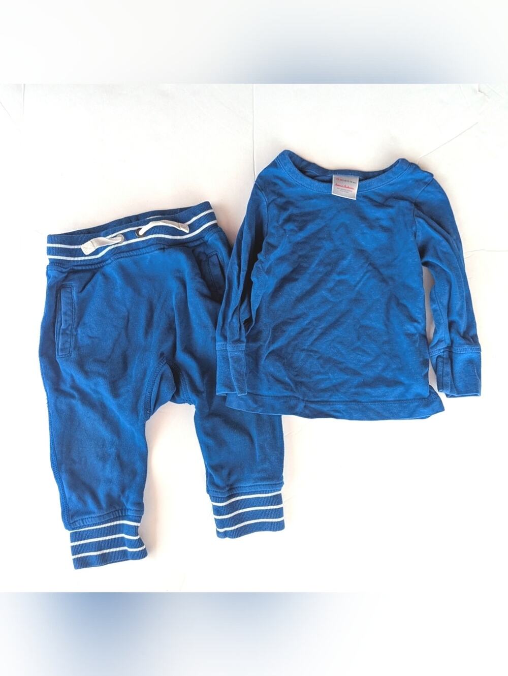 Hanna Andersson Outfit Boys 12-18m Baby Blue Everyday